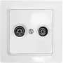 Eltako TV/RF-afdekplaat voor E-Design55 TV55E/2-wg (30055838)