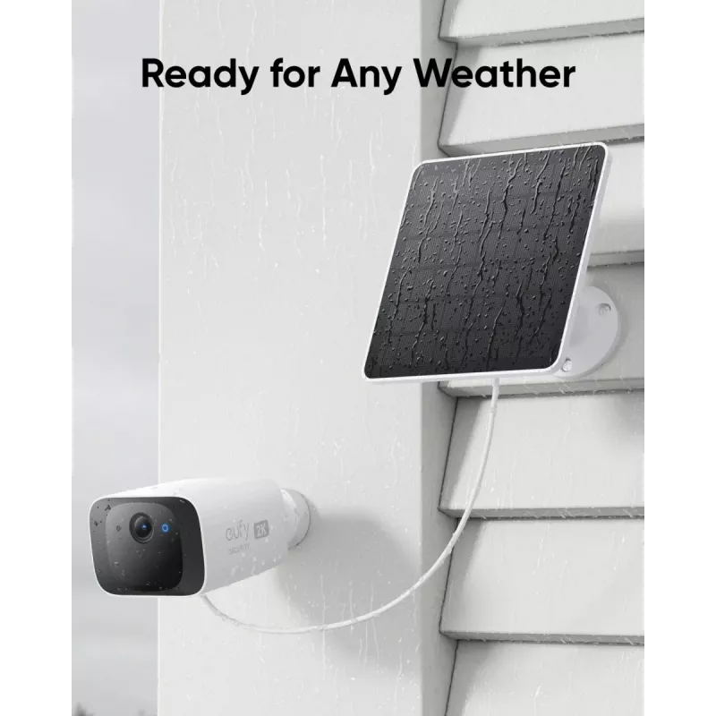Zonnepaneel Eufy 3W voor camera's EufyCam 2, EufyCam 2 Pro, EufyCam 2C, EufyCam 2C Pro, EufyCam S330, SolocamS230