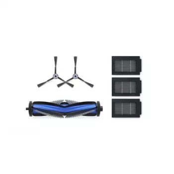 Accessoirekit Ecovacs DKT060202 voor robotstofzuiger — 6 stuks, zwart/blauw/grijs
