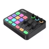 Audiomixer en USB-soundcard OneOdio Solocaster – compacte desktop-interface voor streaming en opnemen