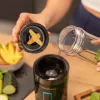 Cecotec Power Titanium 350 EasyGo blender, 350 W, 2 bekers van 600 ml, zwart
