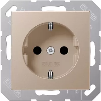 Inbouwdoos Type F Jung A 1520 CH Champagne – wandgemonteerde elektrische stopcontactbehuizing