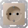 Inbouwdoos type F Jung A 1520 CH Champagne – wandgemonteerde elektrische stopcontactbehuizing