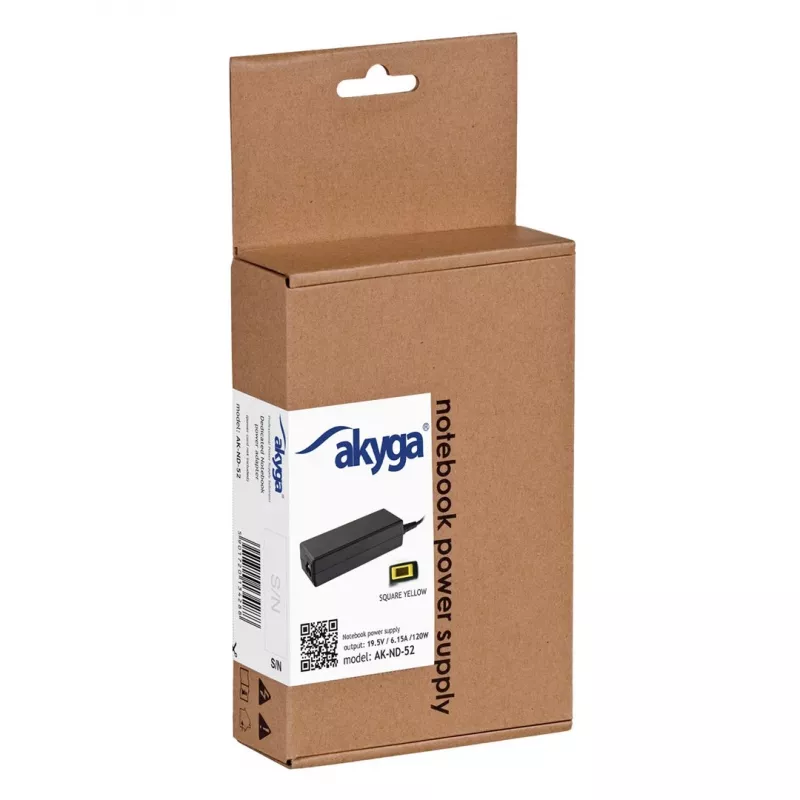Akyga AK-ND-52 notebookvoeding 19,5 V / 6,15 A, 120 W, slim-tip-stekker, voor Lenovo