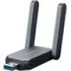 Draadloze USB-adapter MERCUSYS MA37BEH — High-Gain Wi-Fi 7 (BE6500) USB-C/USB-A-compatibiliteit