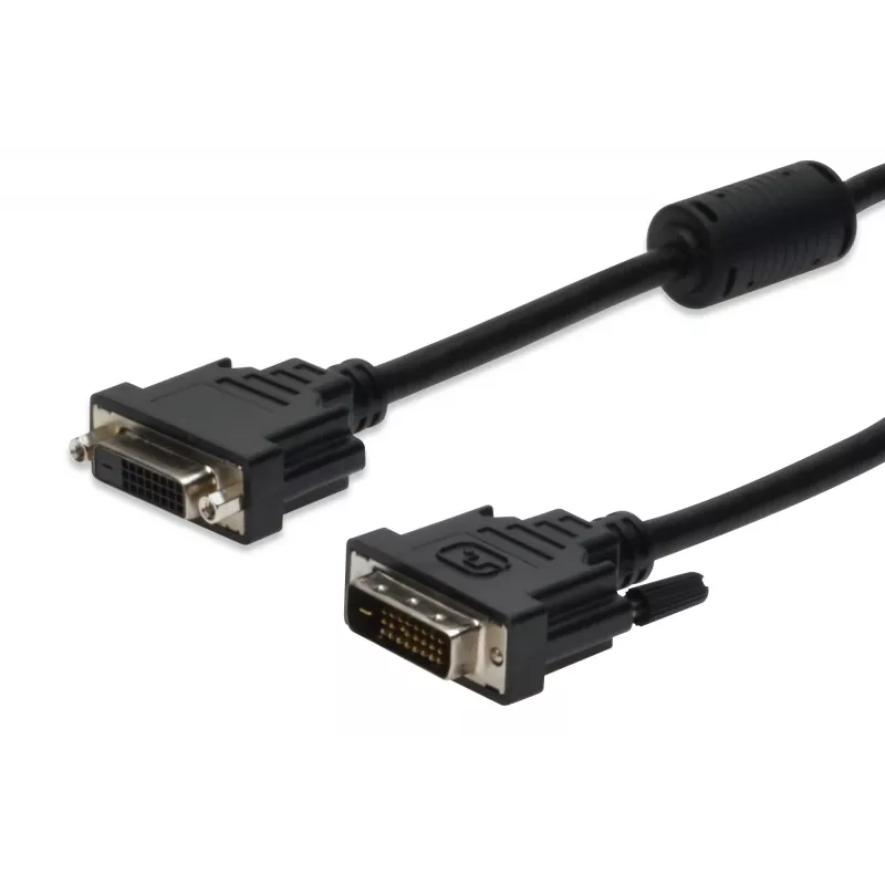 DIGITUS DVI-D-verlengkabel 2 m, DVI-D naar DVI-D, zwart
