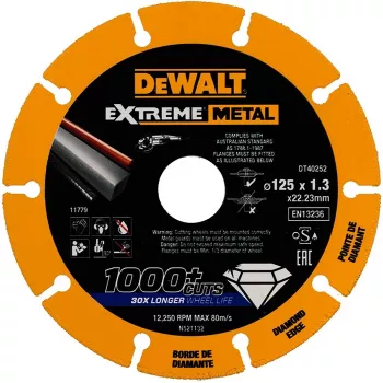 Doorslijpschijf DeWALT DT40252-QZ