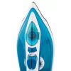 Esperanza EHI002 Slider stoomstrijkijzer, 2200 W, keramische zoolplaat, verticale stoom, wit/blauw