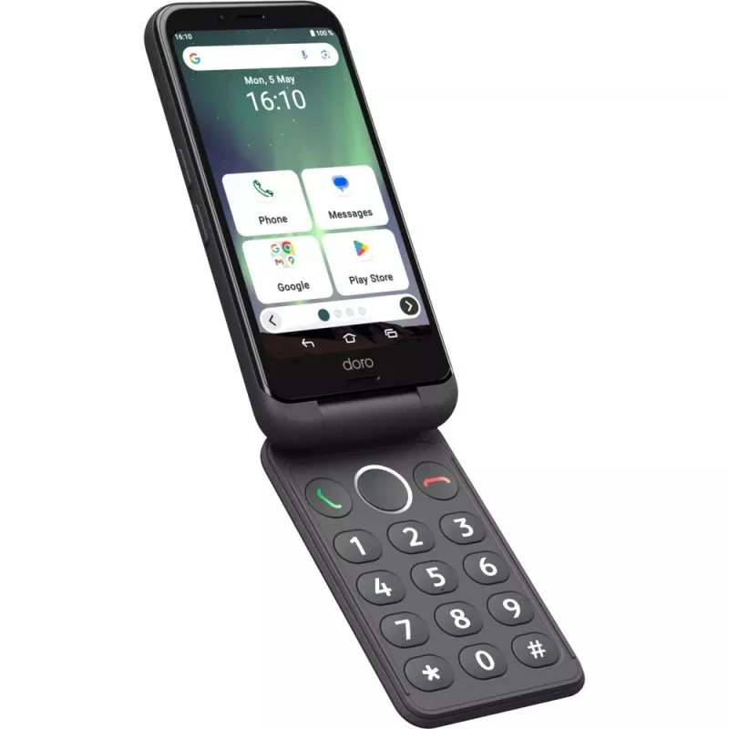 Smartphone Doro Aurora A20 4.5 inch 4GB 64GB zwart