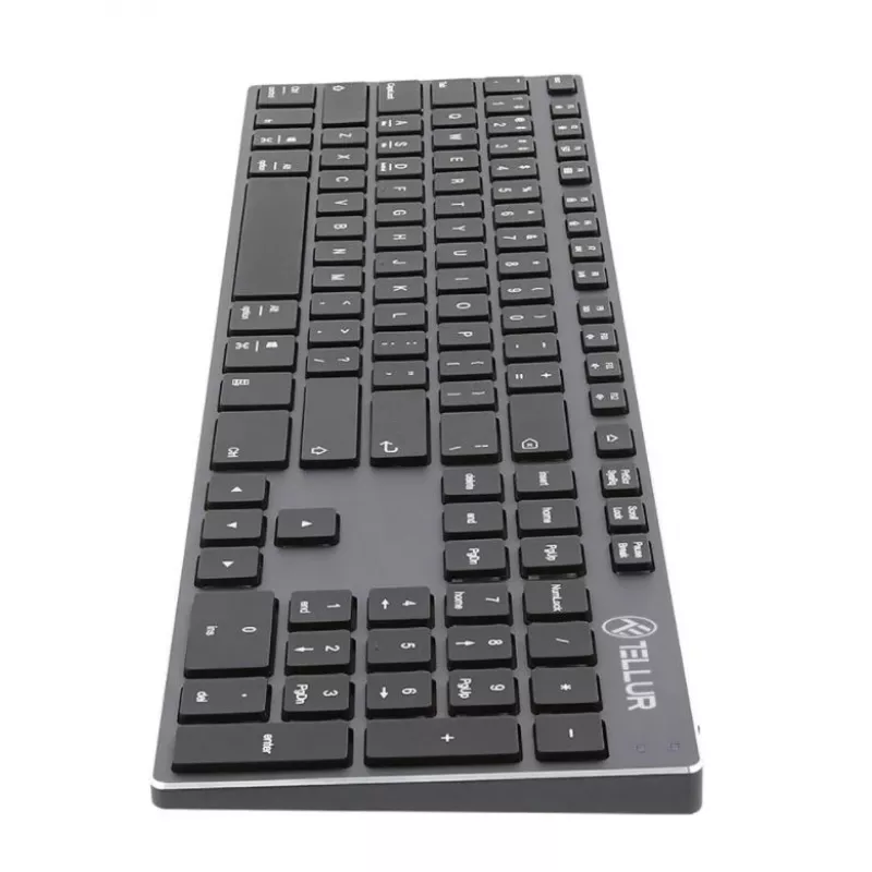 Draadloos toetsenbord Tellur TLL491121 slank design oplaadbaar