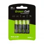 Oplaadbare accu Green Cell GR01 AA NiMH 1,2 V 2600 mAh, 4 stuks, groen