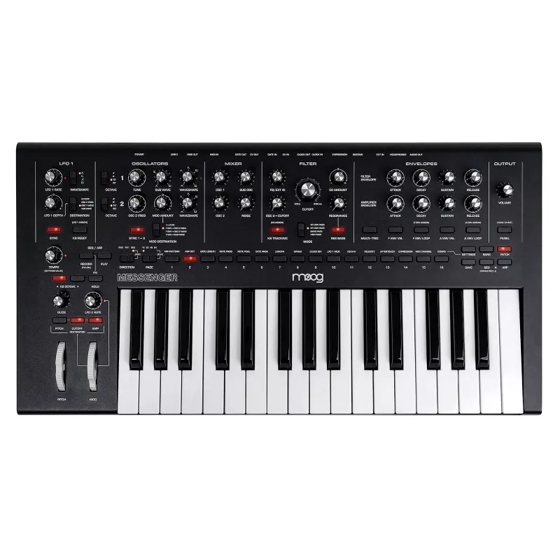 Analoge synthesizer Moog MOOG MESSENGER – monofoon desktop-instrument