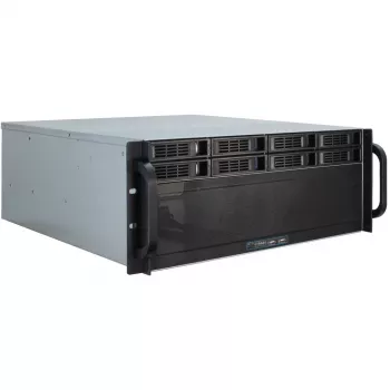 Serverbehuizing Inter-Tech 4U-4408 rack zwart, zilver