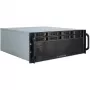 Serverbehuizing Inter-Tech 4U-4408 rack zwart, zilver