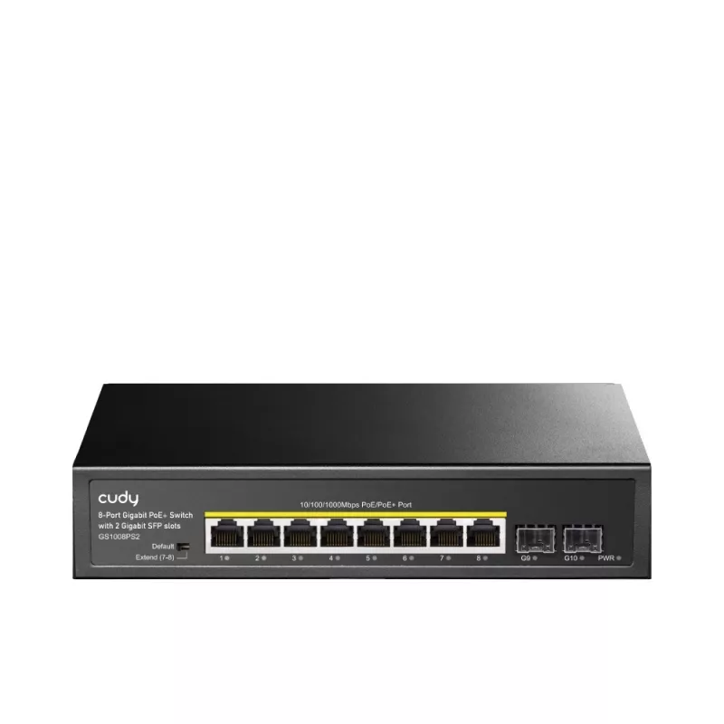 Unmanaged switch Cudy GS1008PS2 Gigabit Ethernet 8 poorten PoE