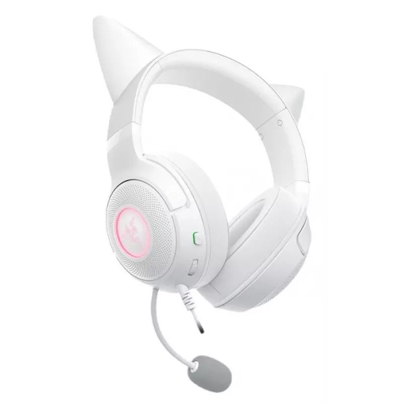 Headset Razer Kraken Kitty V2 Wired USB Type-A wit — circumauraal, hoofdband, 20–20000 Hz, 2 m kabel