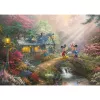 Thomas Kinkade Studios: Mickey & Minnie in de nostalgie metalen blik, puzzel 500 stukjes