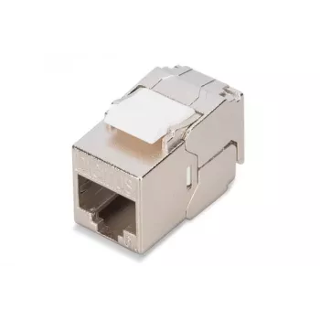 Keystone-module Digitus CAT 6A RJ-45 afgeschermd zilver 1 stk.