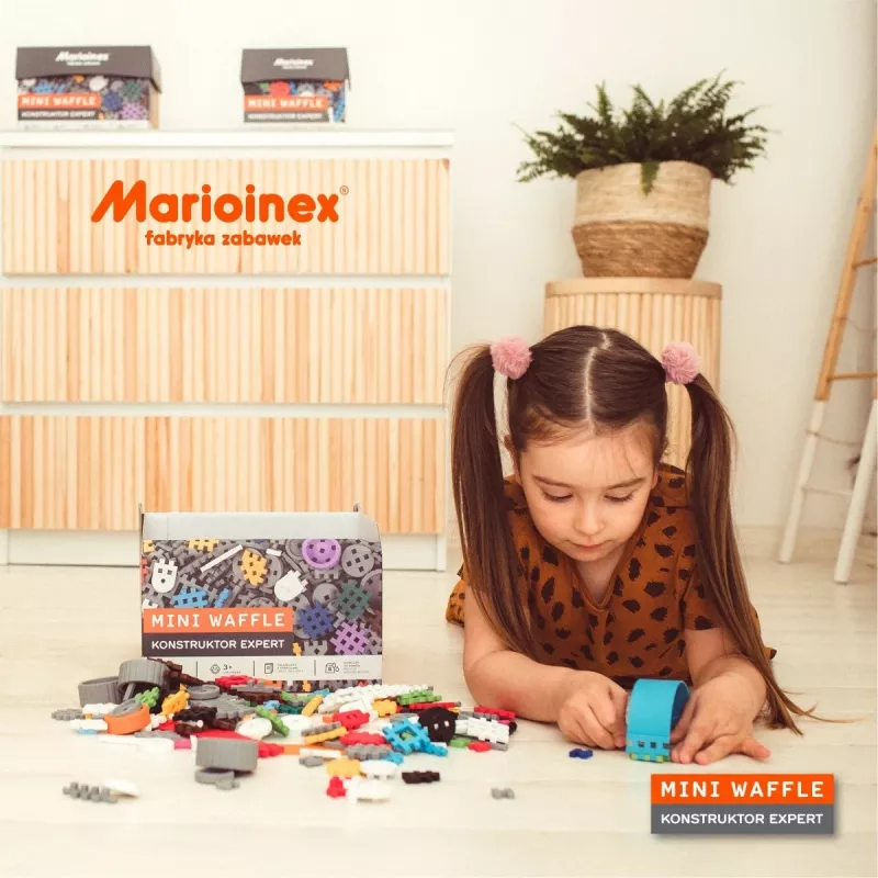Marioinex Mini Waffle bouwblokken Constructor Expert, 501 stuks