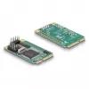 DeLOCK Mini PCIe-kaart Full-Size naar 2 x serieel RS-232 D-Sub 9-polig