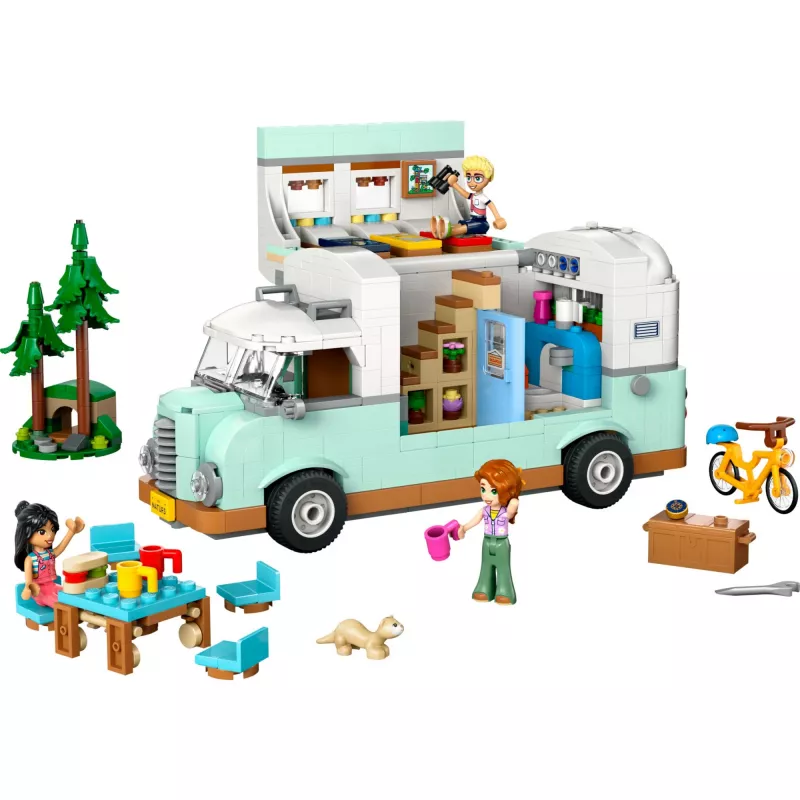 LEGO Motor Home set 42663 — LEGO Friends camper, 778 onderdelen, 3 minipoppen, vanaf 7 jaar