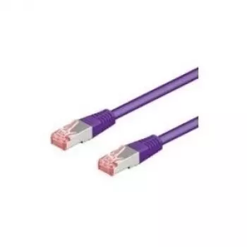 Wentronic Goobay CAT 6 patchkabel, S/FTP (PiMF), violet, 30 m - LSZH halogeenvrij, koper (93542)