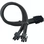 SilverStone SST-PP07E-EPS8B verlengkabel EPS 8-pins naar EPS/ATX 4+4-pins, 30 cm, zwart