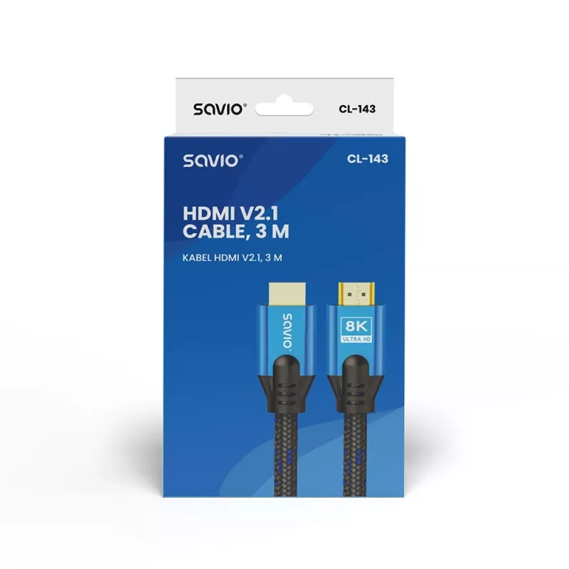 HDMI-kabel Savio CL-143 3m