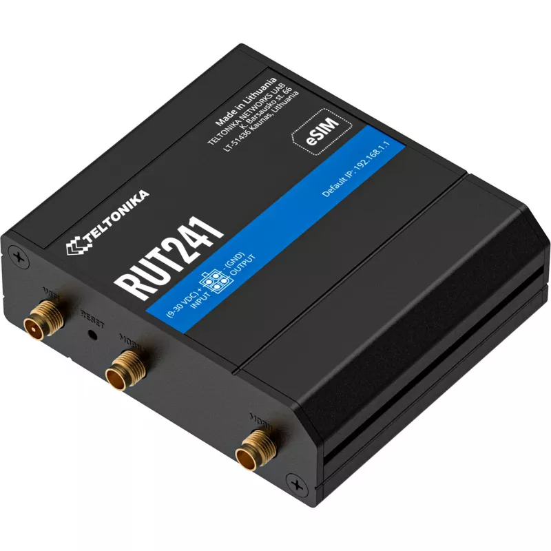 TELTONIKA NETWORKS RUT241 eSIM GLOBAL industriële router (RUT241230000)