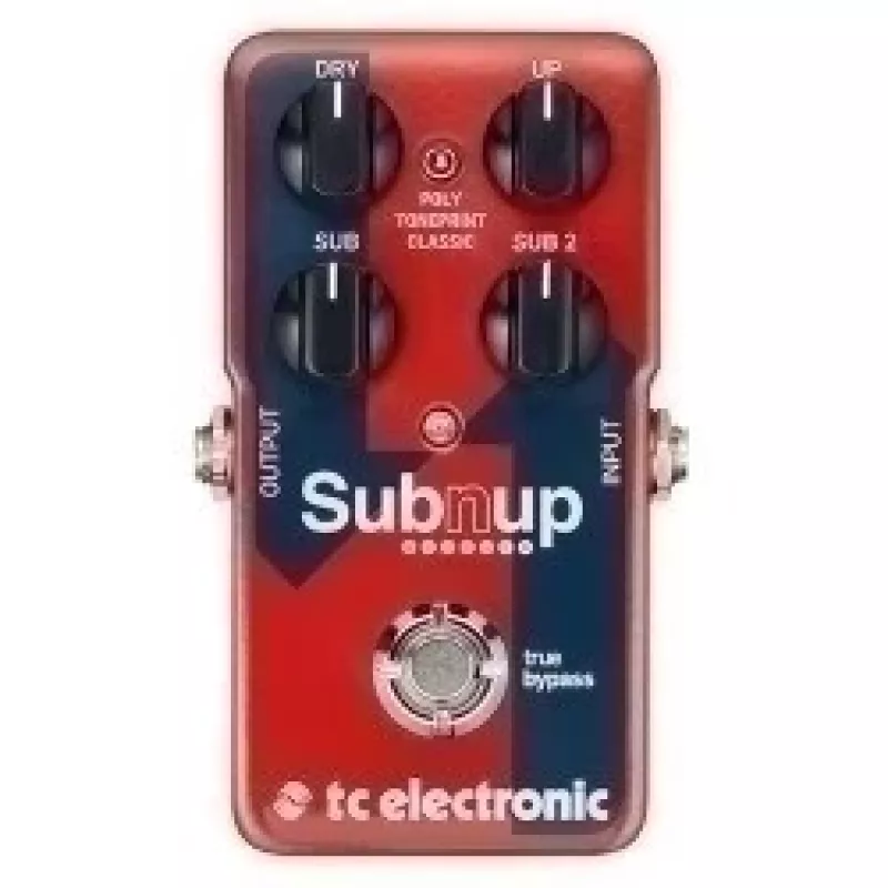 Polyfone pitch-shifter-octaver-pedaal TC Electronic Sub 'N' Up (model 000-DDQ00-00010)