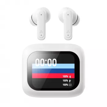 Koptelefoon SBOX EB-TWS08-W touchscreen-display wit