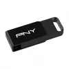 PNY Elite, 64 GB, USB Type-C, 3.2 Gen 1 (3.1 Gen 1), 120 MB/s, dia, zwart