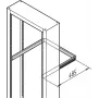 Schroff kabelafvangrail 483L (20118460)