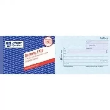 Avery Zweckform 306 Kwitantieboek (Quittung), btw afzonderlijk vermeld