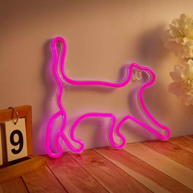 Decoratieve neon-ledlamp MANTA SNL70PK Style Neon Lights CAT 2 roze (model SNL70PK)