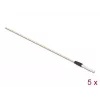 Delock 86781 Reinigingsstaafjes voor glasvezel, 15 cm, wit, 5 stuks