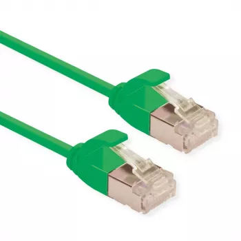 ROLINE U/FTP DataCenter patchkabel Cat.6A (klasse EA), LSOH, slank, groen, 2 m (21.15.3335)