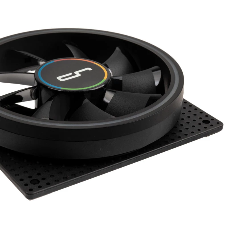 Cryorig Crona S CR-XRS1 PWM-ventilator, ARGB, 120 mm, zwart