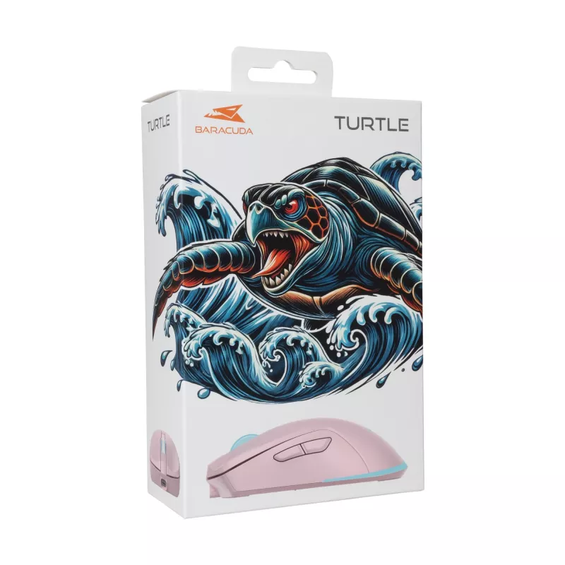 Muis Baracuda BGM-124 Turtle roze TURTLE-P