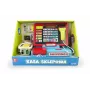 Kassa met scanner en weegschaal