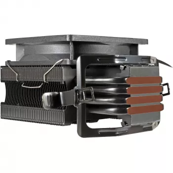 Luchtkoeler INTER-TECH 4P90 Bulk, 92 mm hydraulische ventilator, 125 W TDP, compatibel met AM5/AM4/AM3 en LGA 1700/1200/115x/775