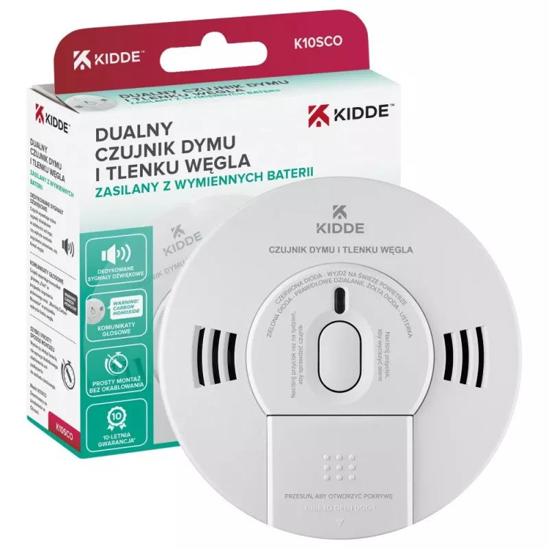 Dubbele rook- en koolmonoxidemelder K10SCO