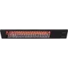Infraroodverwarming SUNRED PRO25W-SMART, wandgemonteerde driehoek donker, 2500 W, zwart, IP55