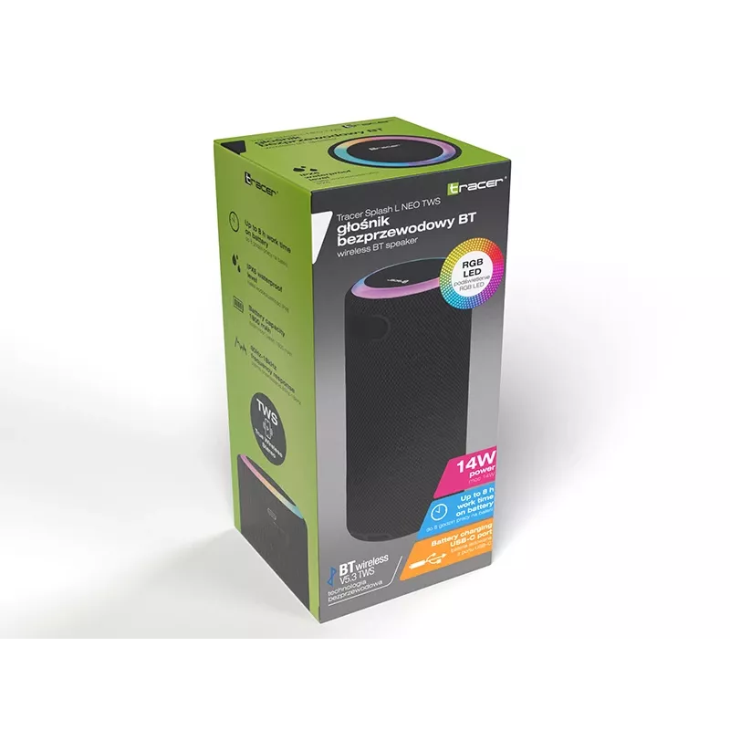 TRACER Speakers Splash L NEO TWS BT ZWART