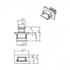 Bus-beschermkap USB Mini-B DeLOCK 64011