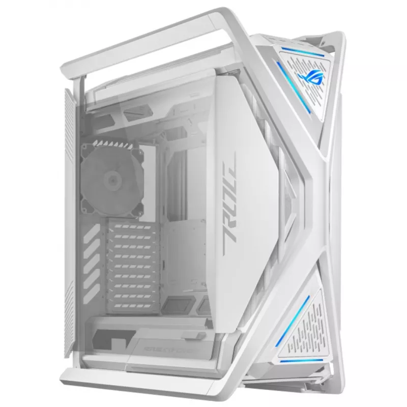 ASUS ROG GR701 Hyperion White, pc, wit, ATX, EATX, micro ATX, Mini-ITX, aluminium, multi, front