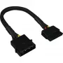 SATA-stroomadapterkabel Sharkoon 15 cm — adapter voor SATA-stroomaansluitingen