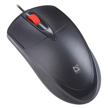 Muis DEFENDER ICON MB-057 OPTICAL 1000dpi 3P ZWART STILLE KLIK