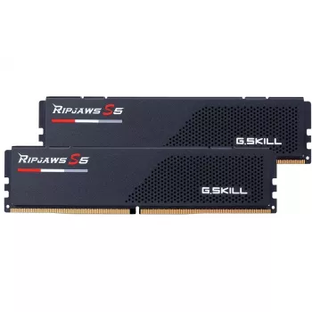 DIMM 64 GB DDR5-6800 (2x 32 GB) dual-kit, geheugen zwart, F5-6800J3445G32GX2-RS5K, Ripjaws S5, INTEL XMP