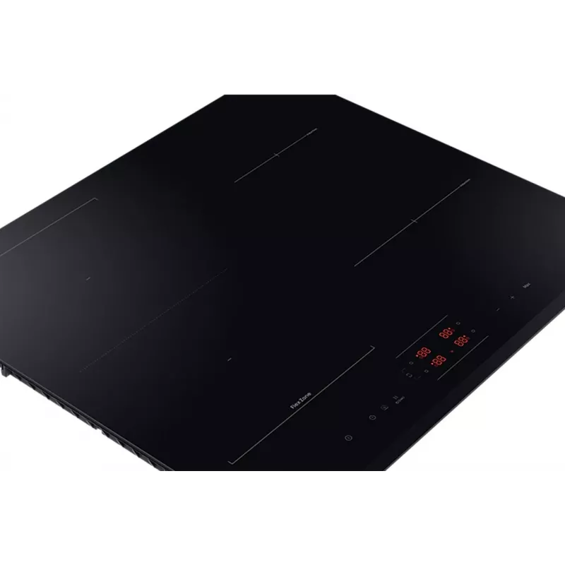 Samsung NZ64B5045GK/U2 inbouw-inductiekookplaat, 4 kookzones, Flex Zone, SmartThings Cooking, Auto Connectivity, 60 cm, zwart